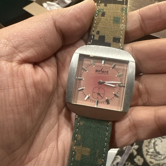 Working Axcent of Scandinavia Pink D.Jakobsson X1000 Rocker 38mm‎ Unisex Watch